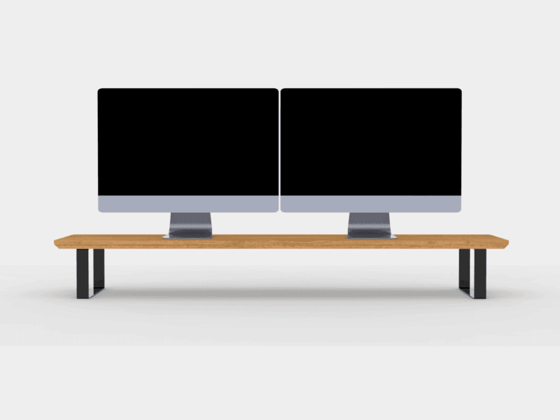 Large Desk Shelf for Dual Monitor