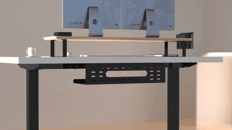 Under Desk Cable Organizer Tray