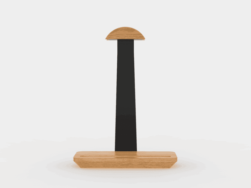 Wooden Headphone Stand