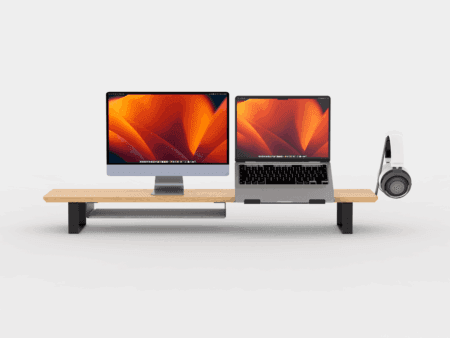 Wooden Desk Shelf