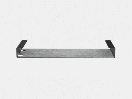 under desk metal shelf
