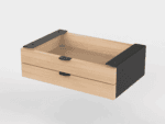 Under Desk Drawer Unit - Dual Drawers