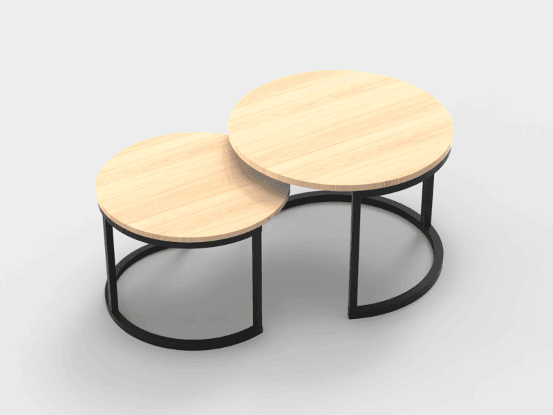 Nesting Round Coffee Table