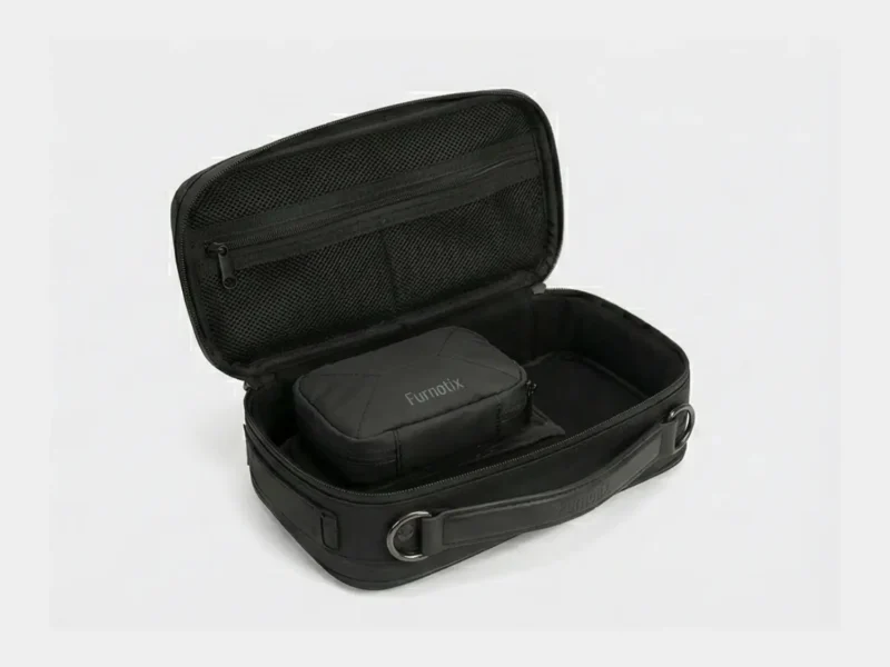 Furnotix Tech Puoch opened view with small pouch inside.