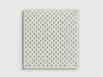 Furnotix white modular pegboard panel 19x20 inches with vertical slots.