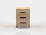 Under Desk 3 Drawer Storage Unit for Office and Home